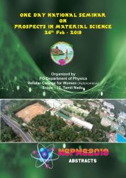 Cover for One Day National Seminar on Prospects in Material Science