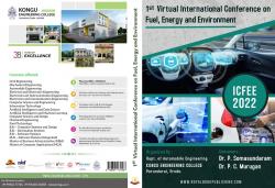Cover for I st Virtual International Conference on Fuel, Energy and Environment