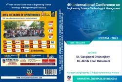 Cover for 4th International Conference on Engineering Science and Technology and Management (ICESTM-2023)