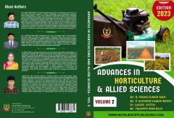 Cover for ADVANCES IN HORTICULTURE AND ALLIED SCIENCES - VOL 2