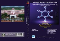 Cover for National Conference on Advances in Material Science Research (NCAMSR - 23)