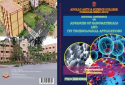 Cover for NATIONAL CONFERENCE ON ADVANCES OF NANO MATERIALS AND ITS TECHNOLOGICAL APPLICATIONS